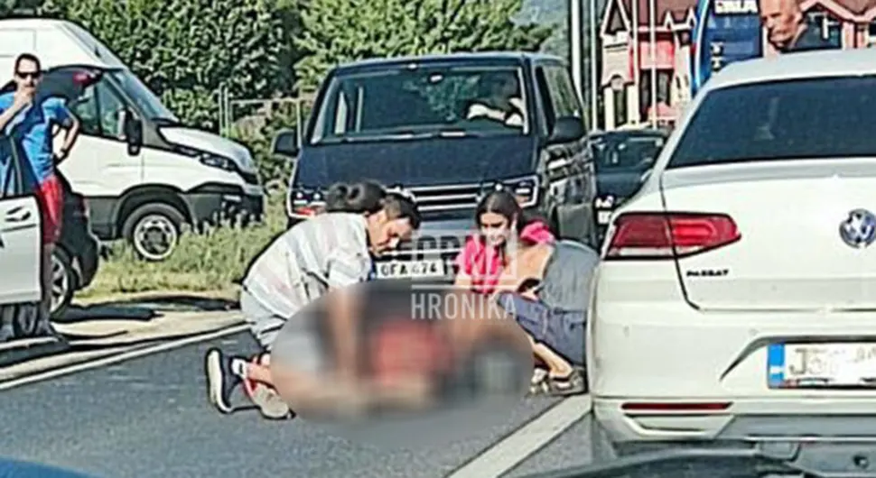 Мотоциклом покосио пјешака