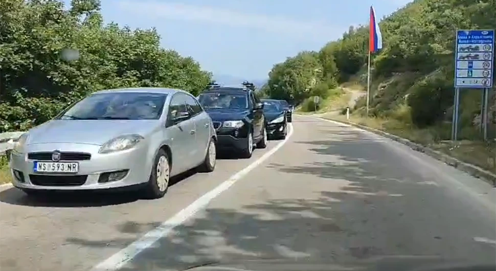 Километарске колоне на ГП Зупци