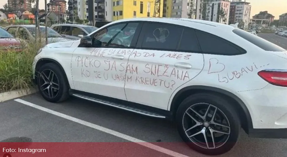 Швалер надрљао, ишаран му Мерцедес: Ко је у нашем кревету?