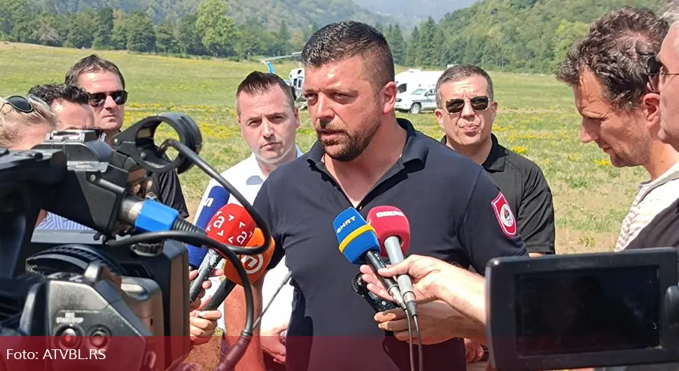 Трнинић: Пожар код Сребренице не угрожава објекте