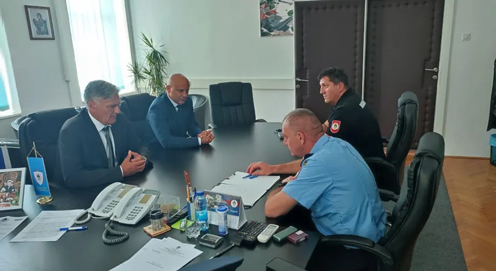 Каран и Кострешевић у Требињу: МУП гарант безбједности