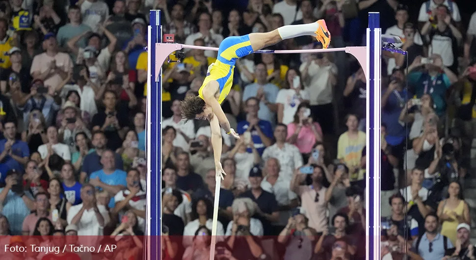 Дуплантис прескочио 6,25 метара и оборио свјетски рекорд