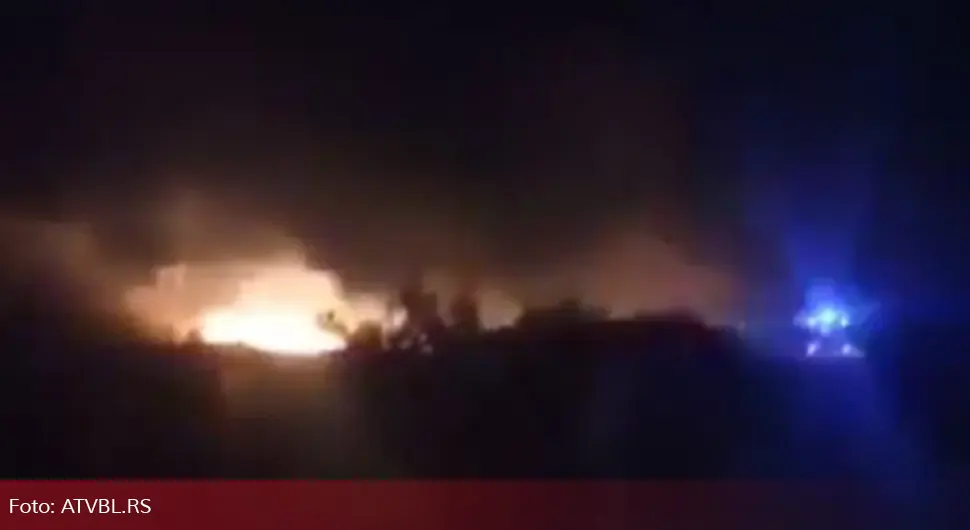 Хаос код Љубиња, ватра зауставила саобраћај