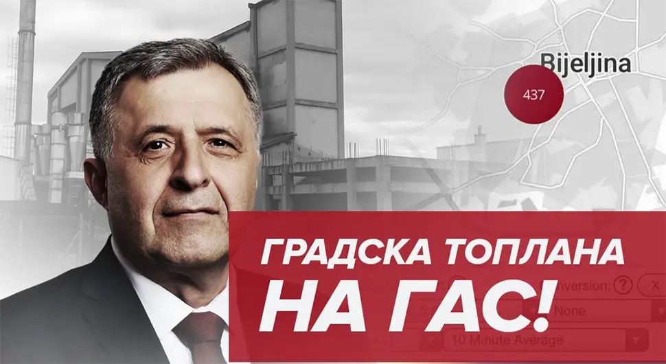 Лазић: Бијељина више неће бити међу најзагађенијим градовима Европе
