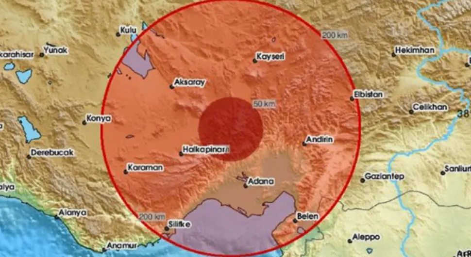 Потрес од пет степени Рихтера погодио Турску