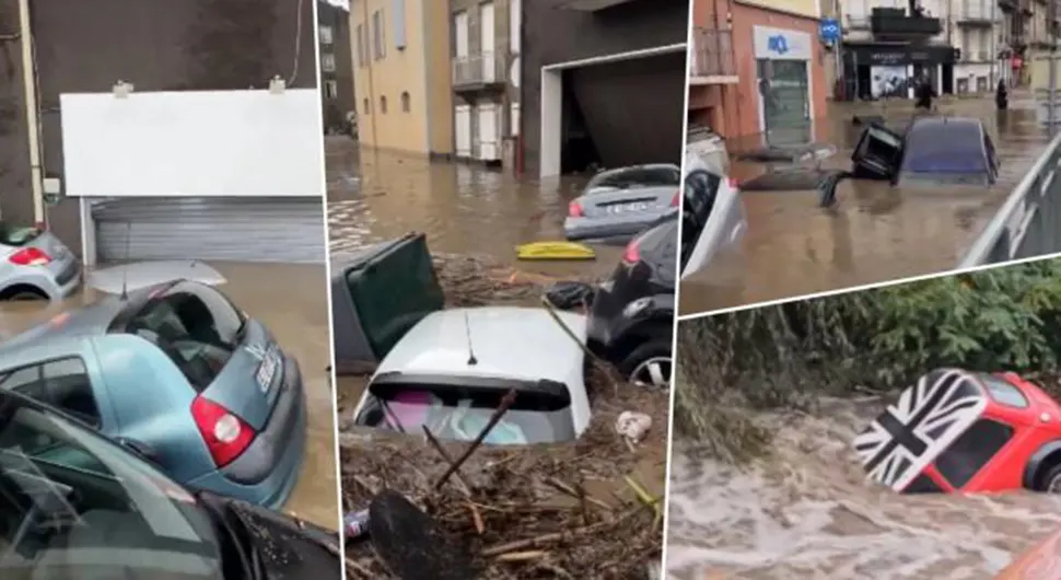 Поплаве направиле велику штету - Вода носи аутомобиле и продире у куће