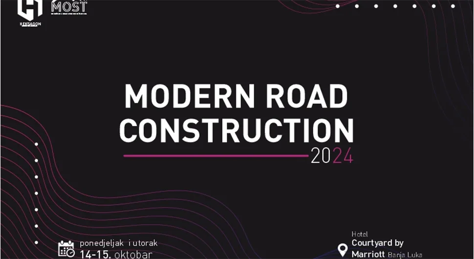 МОСТ и Хексагон организују конференцију ''Modern Road Construction''