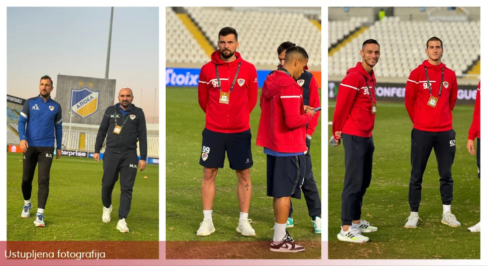 Фудбалери Борца стигли на стадион ГСП у Никозији