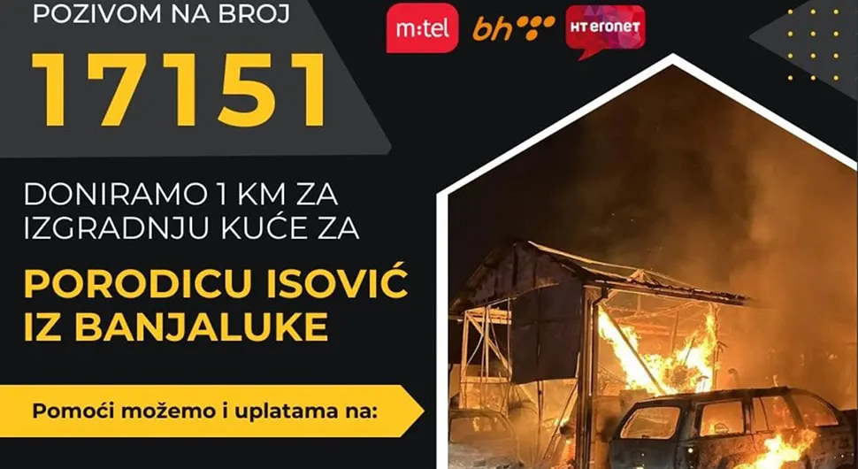 Помозимо породици Исовић да изгради нови дом!