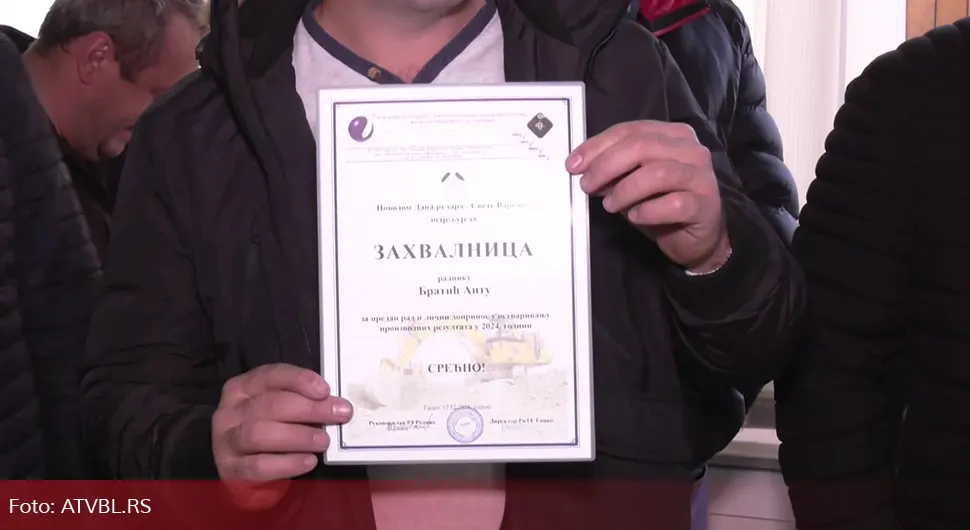 Рудари прославили крсну славу Свету Варвару: Уручена признања и награде