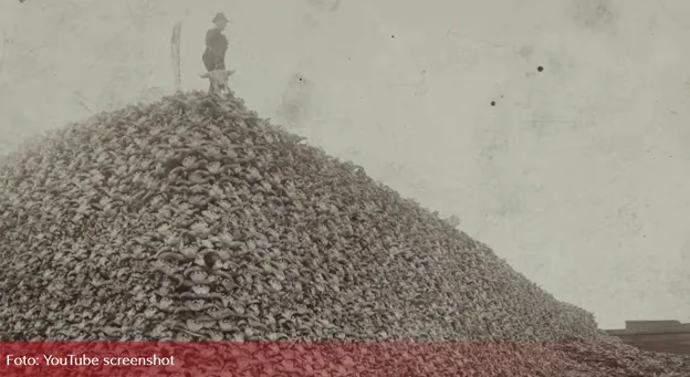 Злогласна фотографија скрива мрачну историју САД-а: 'Планина лобања бизона'