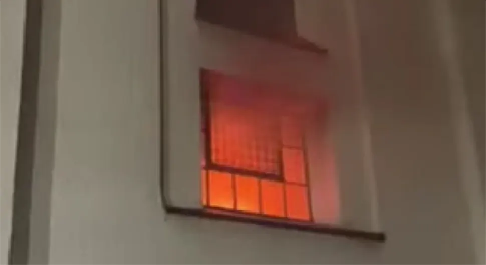 Запалила се црква током паљења бадњака