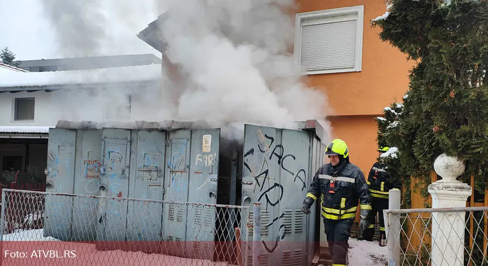 Пожар на трафо станици у Бањалуци, више домаћинстава без електричне енергије