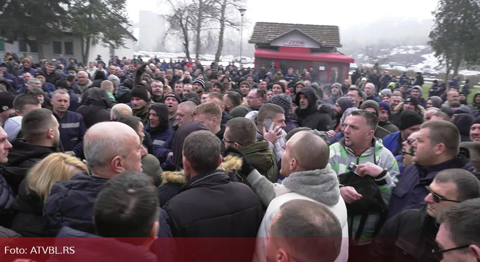 Трећи протестни скуп радника РиТЕ Угљевик