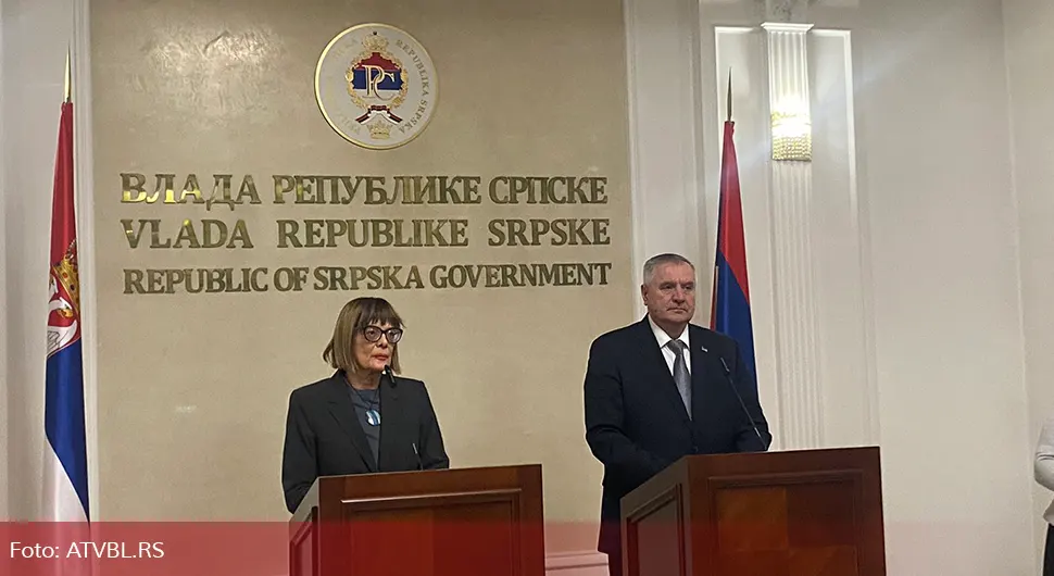Вишковић-Гојковић: Наставак сарадње Српске и Србије у бројним областима