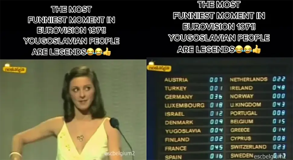 Југословенски лапсус на Евросонгу 1981. године насмијао читаву Европу