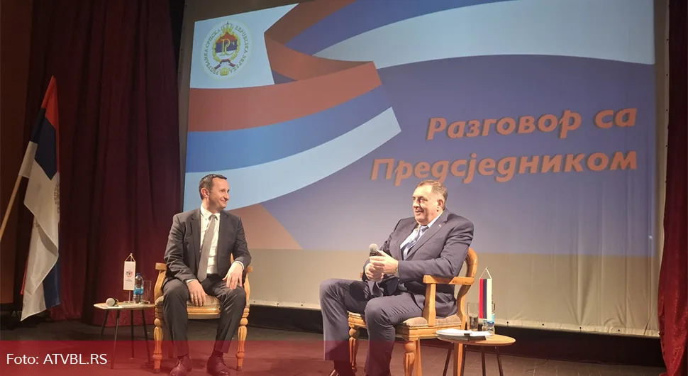 Додик у Требињу разговара с грађанима: Овдје се дешава посао будућности