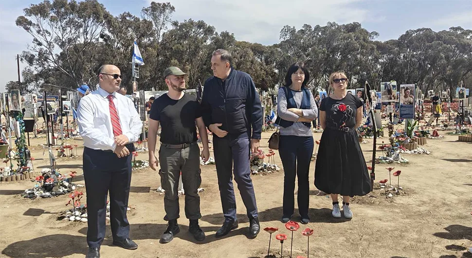 Додик на мјесту гдје је Хамас отео српског држављанина: Познајемо ту бол