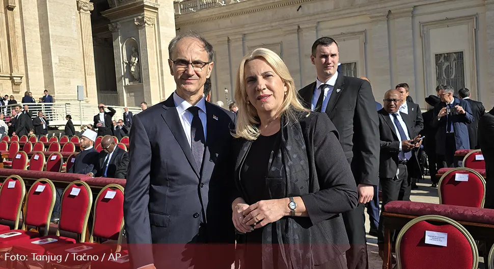 Цвијановић са Мацутом у Ватикану