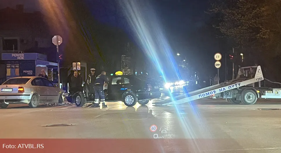 Судар пасата и таксија у Бањалуци