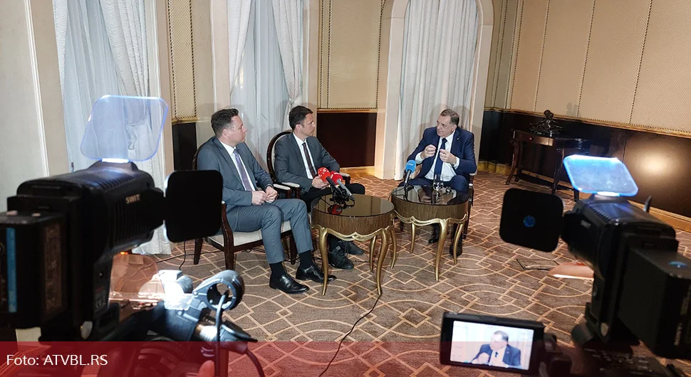 Интервју за медије Милорада Додика након састанка с Путином