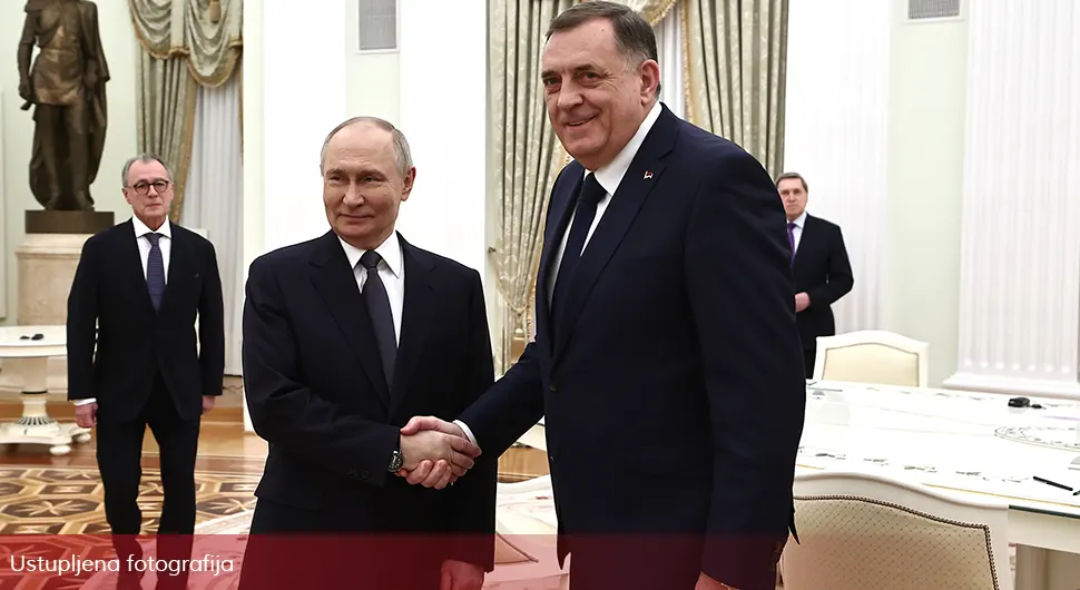 Кремљ најавио састанак Путина и Додика
