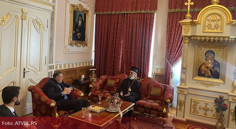 Почео састанак предсједника Додика и митрополита Јефрема