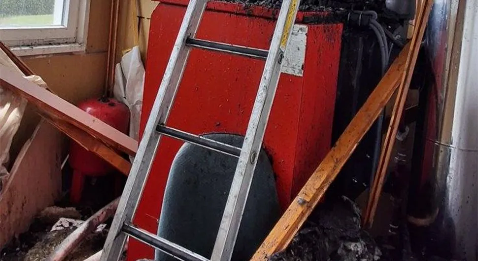 Пожар у добојској школи: Објављене фотографије