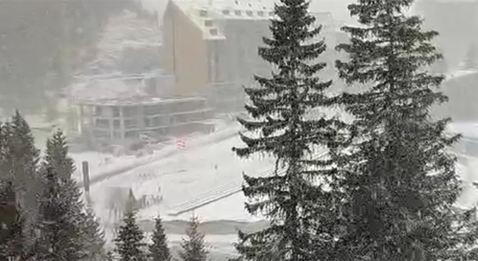 Снијег у априлу: Јахорина под бијелим покривачем