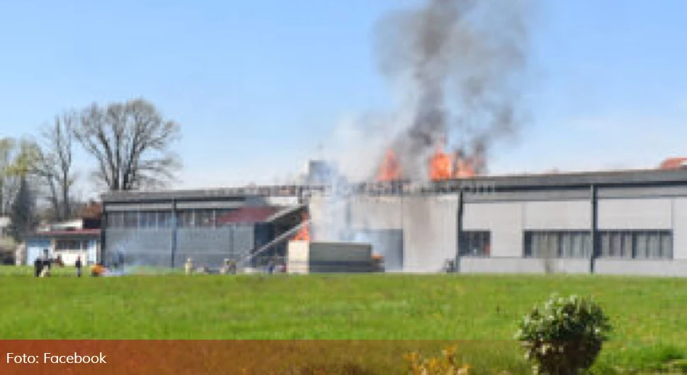 Нови пожар у Приједору: Гори фабрика!