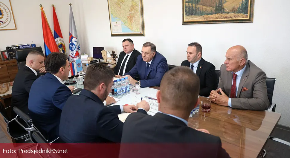 Додик са начелницима општина Соколац и Рогатица: Наставак подршке свим локалним заједницама