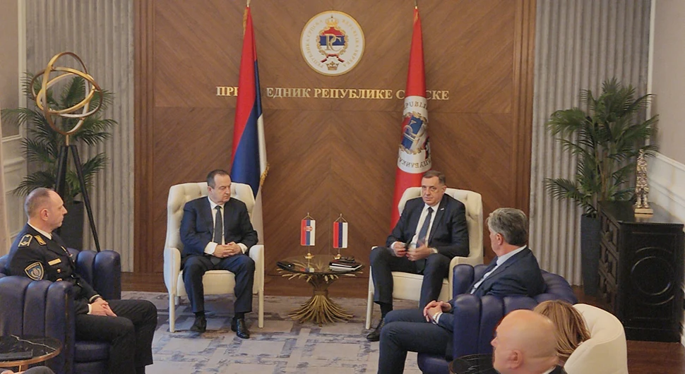Састанак Дачића и Додика у Палати