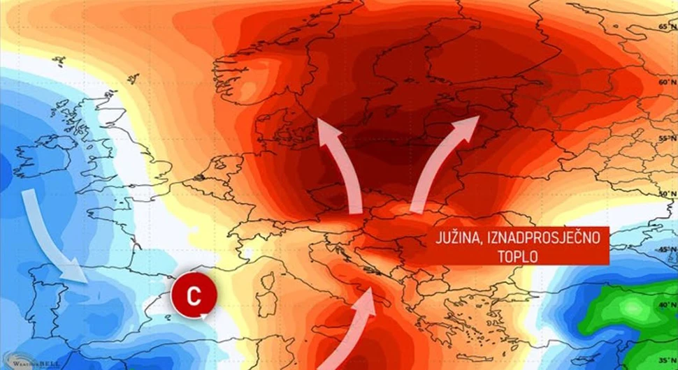 Наредних дана нестабилно вријеме са прљавом кишом и љетним температурама