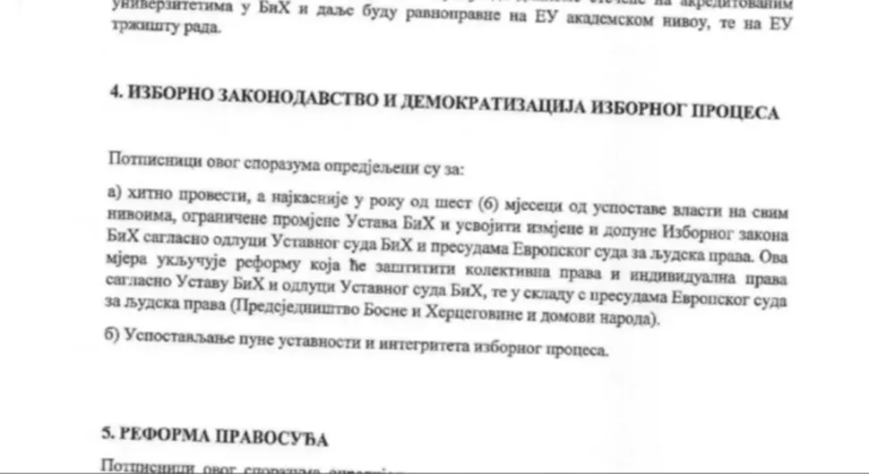 ''Тројка'' већ слагала и ХДЗ и СНСД око Изборног закона