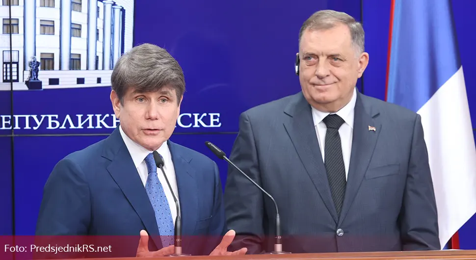 Благојевић: Захвалност Додику за номинацију Трампа за Нобелову награду
