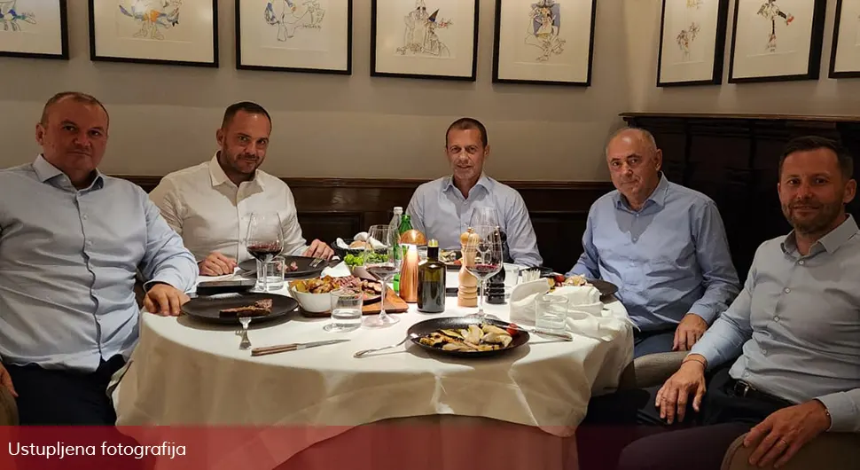 Љубљана: Зељковић и Чеферин на заједничкој вечери