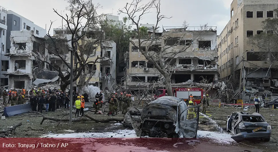 Пробијена одбрана Израела: Иранске ракете стигле до Тел Авива - ВИДЕО