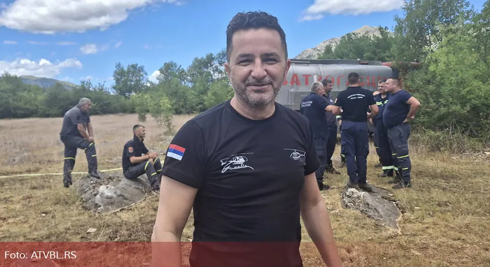 Кустурић за АТВ: Вјетар и неприступачан терен отежавају гашење пожара