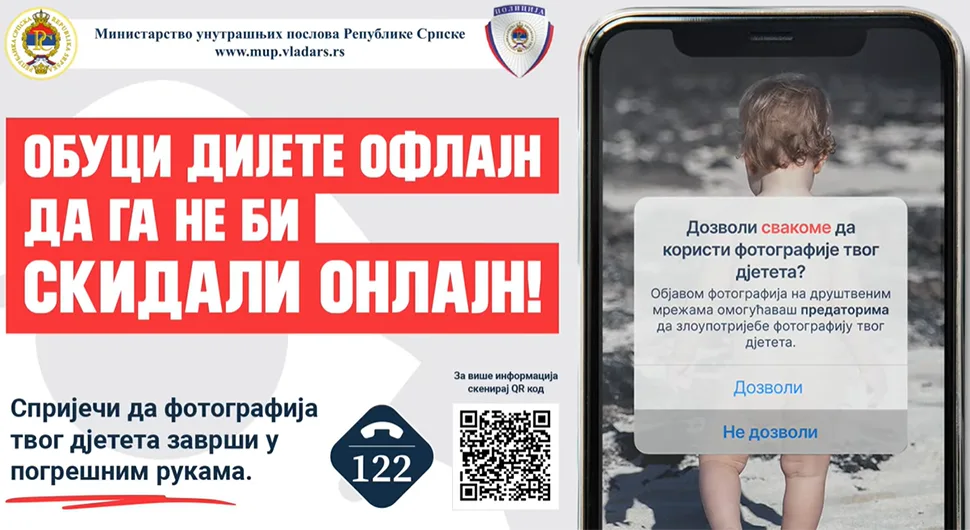 Апел родитељима: Овакве фотографије и снимке дјеце одмах уклоните са друштвених мрежа