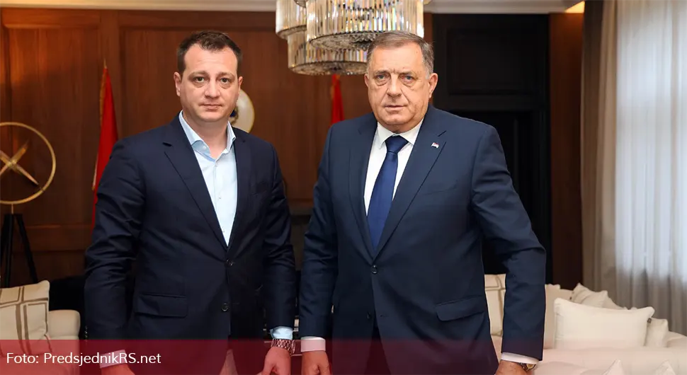 Додик са Мркајићем о развојним пројектима у Братунцу