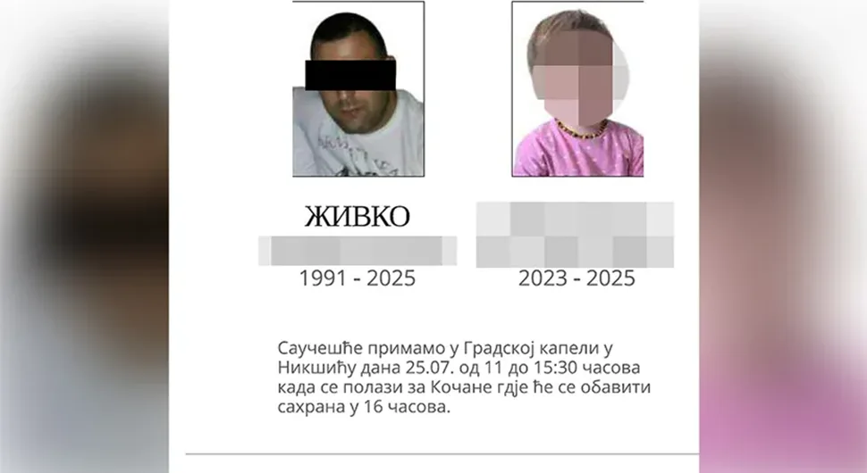 Дјевојчица (2) биће сахрањена с оцем монструмом који ју је убио на Голији? Умрлица кида душу!
