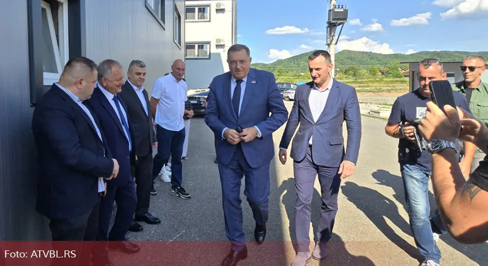 Предсједник Српске у посјети компанији ''Антена нет'' у Теслићу