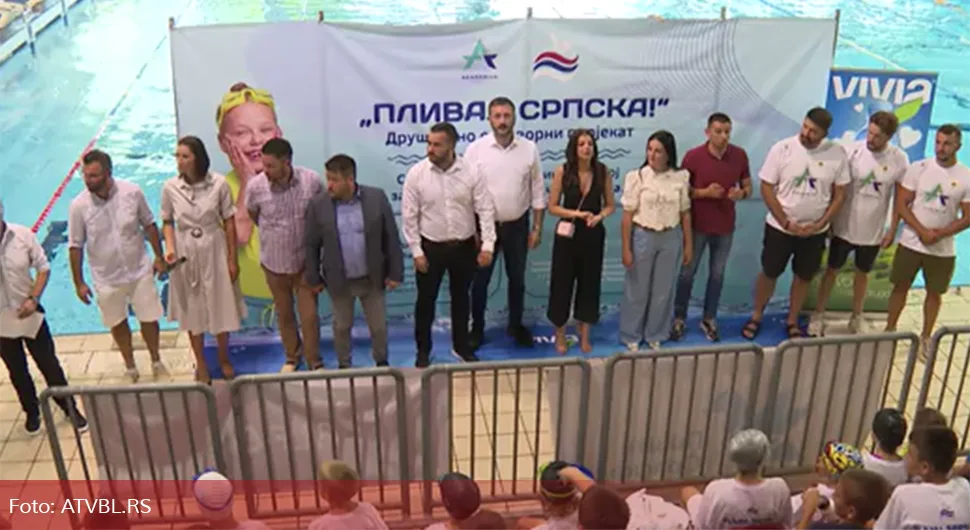 Под будним оком Николе Рађена почео пројекат "Пливај, Српска"