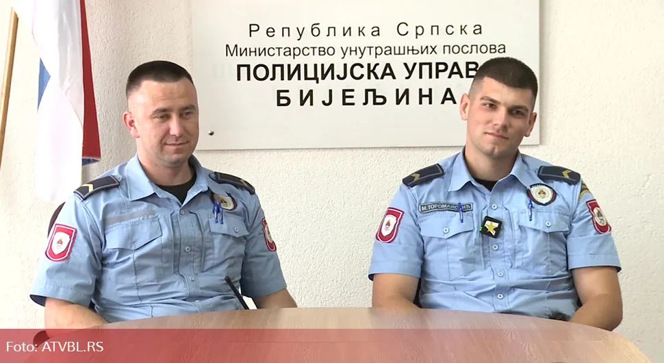 Нису имали дилему: Храбри полицајци помогли у гашењу пожара