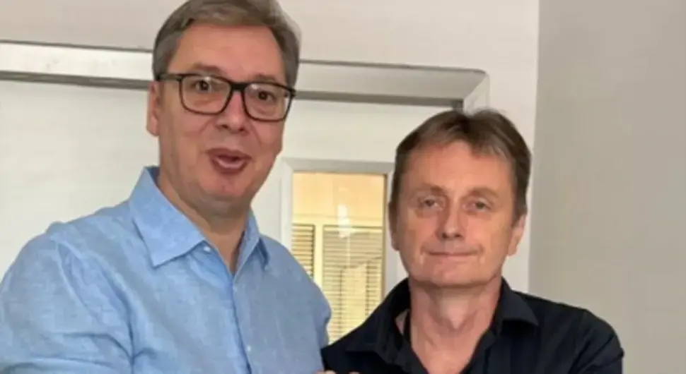 Darko Glišić i Aleksandar Vučić