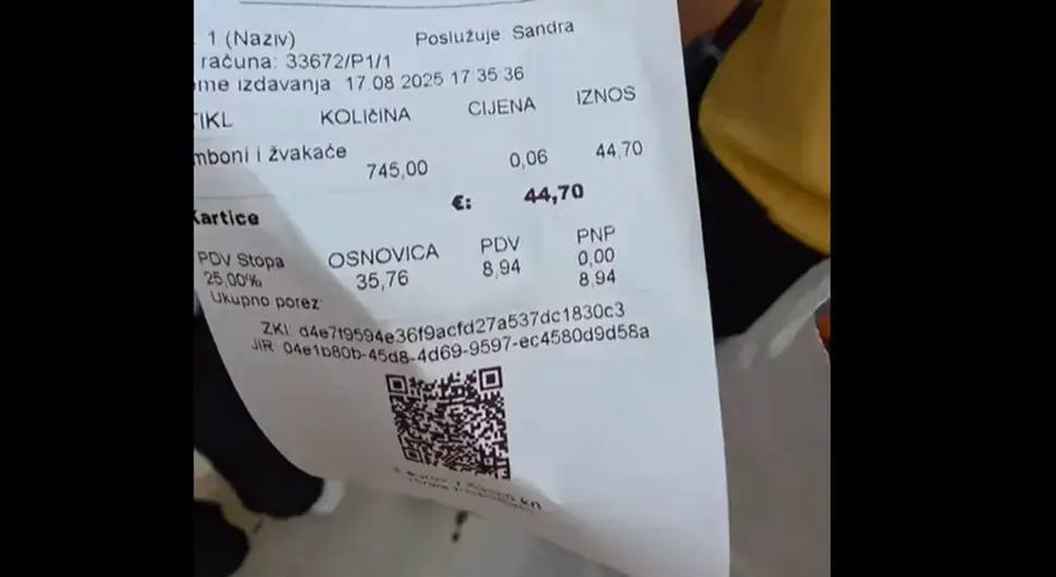 О рачуну у Дубровнику бруји свијет: ''Да ли су од злата?''