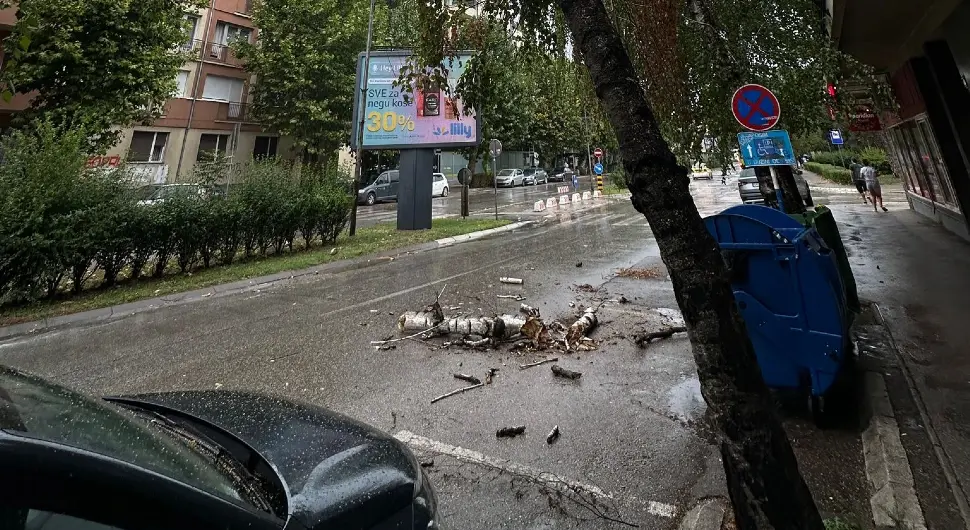 Јако невријеме погодило Чачак
