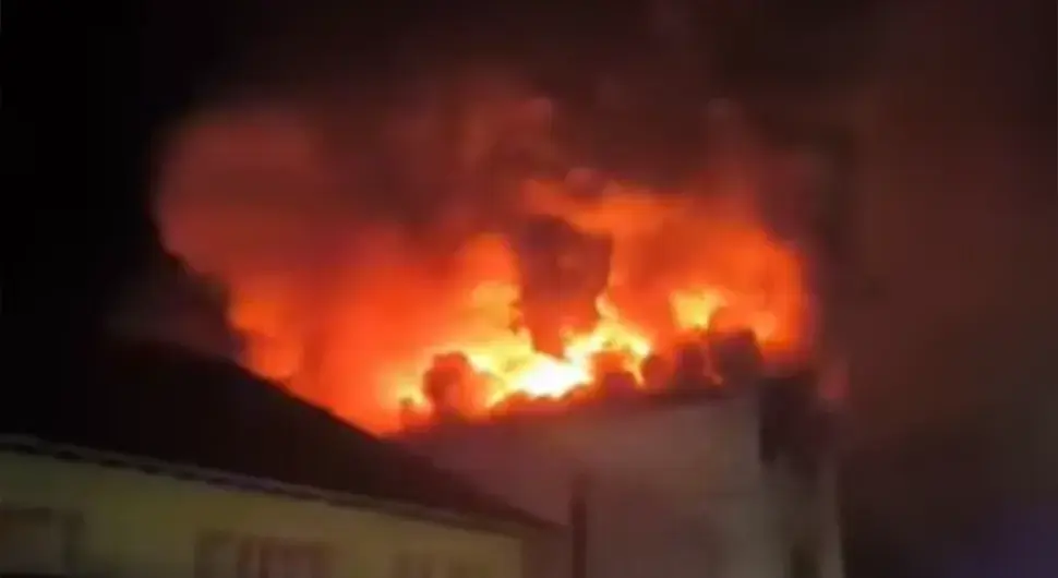 Велики пожар ''гута'' тржни центар
