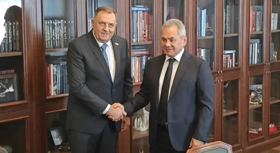 Почео састанак Додика и Шојгуа у Москви