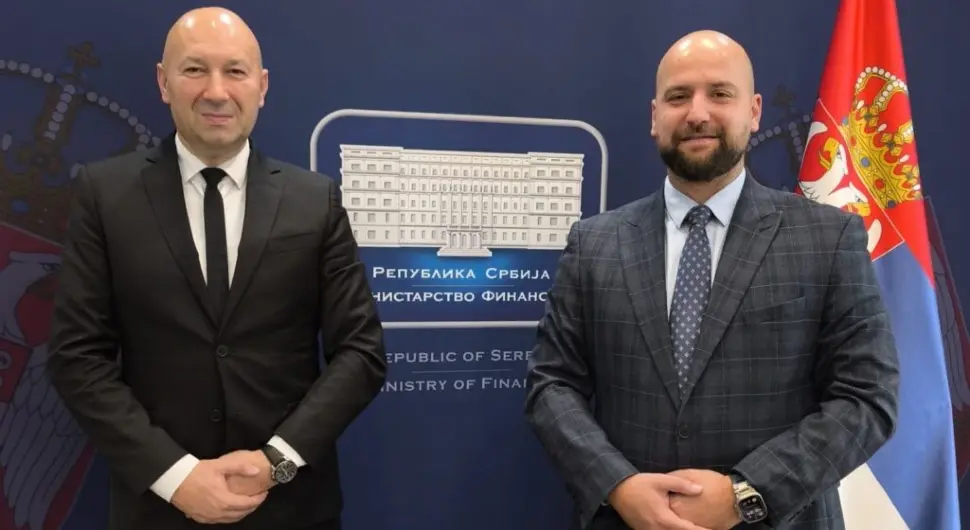 Борис Кнежевић у Београду са помоћником министра финансија Србије
